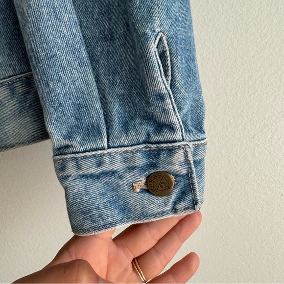Vintage Georges Marciano For Guess Jean Jacket 80s 90s Denim Size Medium - Picture 6 of 13